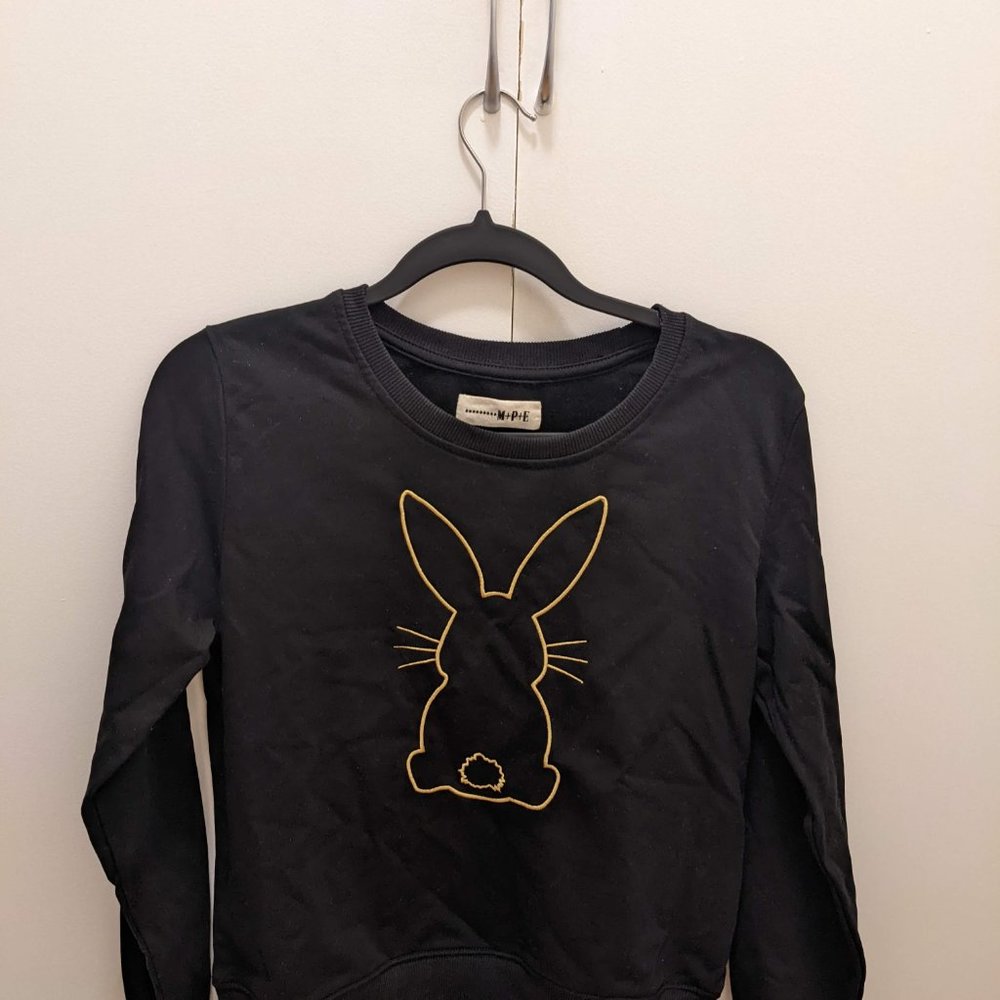 Embroidered Rabbit Sweater